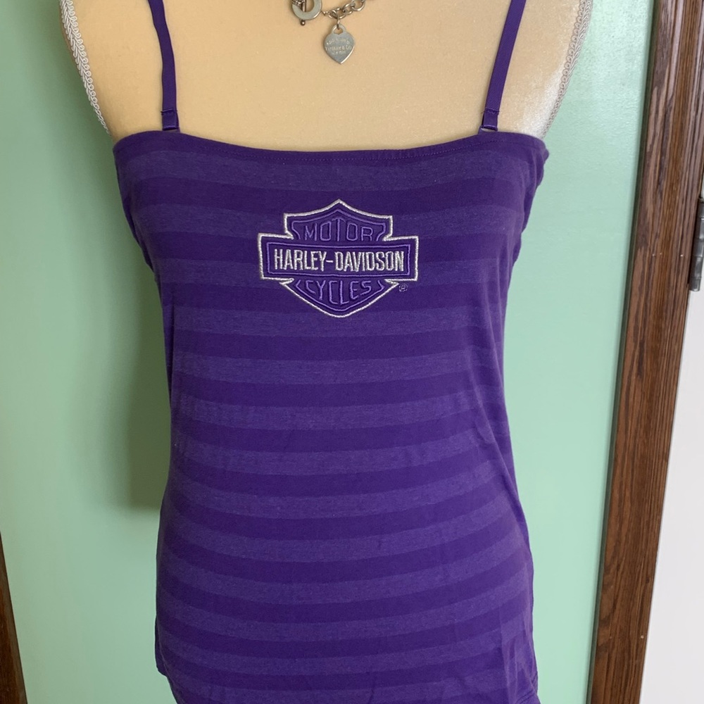 Harley Davidson tank size L purple